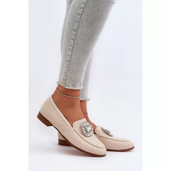  Dámske mokasíny D&A MR38-676 BEIGE 