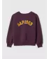 Detská mikina GAP LOGO 1969 CREW SWEATSHIRT 515121-00 PURPLE RAY