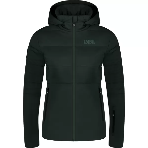  Dámska zimná bunda NORDBLANC KNOLL NBWJL8272 TMAVO ZELENÁ 