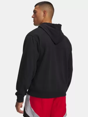 Pánska mikina UNDER ARMOUR RIVAL LW HOODIE 6012335-001 ČIERNA