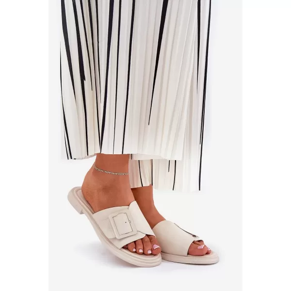  Dámske šľapky D&A SJ2302-01 BEIGE 