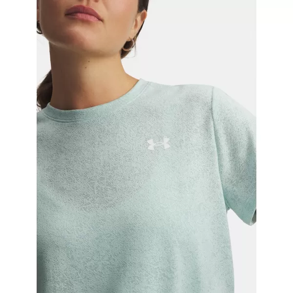  Dámske tričko UNDER ARMOUR TECH PIXELATE SSC 6012302-703 ZELENÁ 