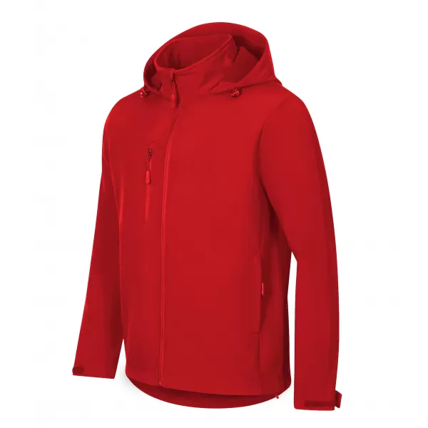  Pánska softshellová bunda ALTISPORT NoPrint NP/ALM845 ČERVENÁ 