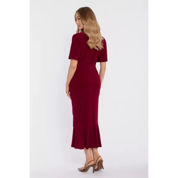  Dámske šaty MOE M912 MAROON 