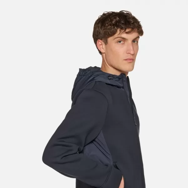  Pánsky sveter GEOX SWEATER G012321 TMAVO MODRÁ 
