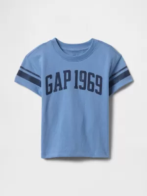 Detské tričko GAP BETTER LOGO TEE 738280-00 SOFT CORNFLOWER