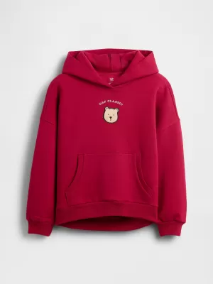 Detská mikina GAP LOGO HOODIE PULLOVER 847141-02 SLED