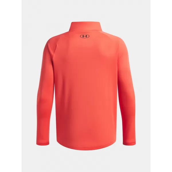  Chlapčenská mikina UNDER ARMOUR TECH 2.0 1/2 ZIP 1363286-690 ČERVENÁ 