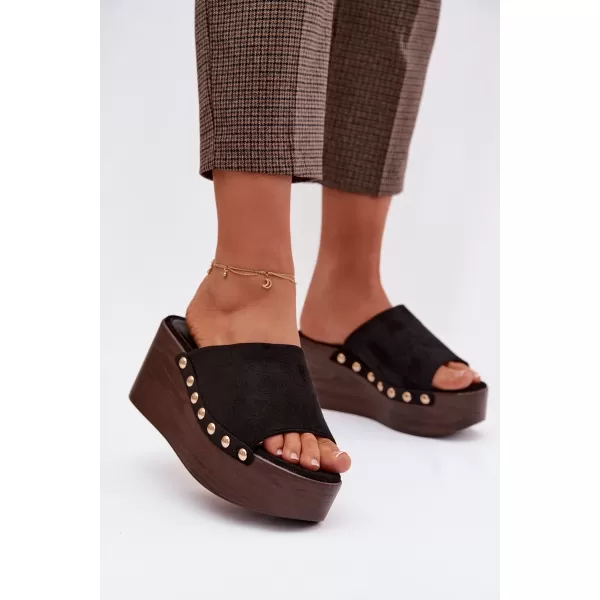  Dámske nazúvaky BOTO HELIVINA 41628 BLACK 