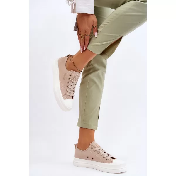  Dámske tenisky BIG STAR LL274969 BEIGE Big Star Shoes 