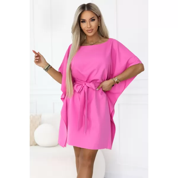  Dámske šaty NUMOCO 287-42 SVETLÁ FUCHSIA 