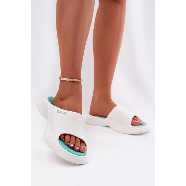  Dámske šľapky BIG STAR RR274A586 WHITE Big Star Shoes 
