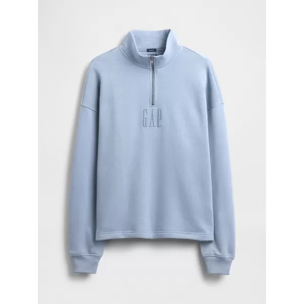  Mikina GAP CORP LOGO HALF ZIP 873446-01 SUNNY GREY 