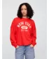 Dámska mikina GAP LOGO SWEATSHIRT 769308-01 POSTER RED