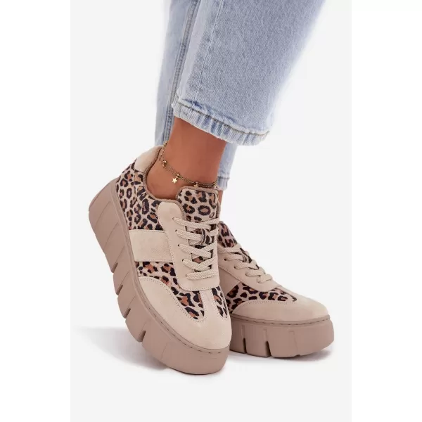  Dámske tenisky VINCEZA LEOPARDO BEIGE 
