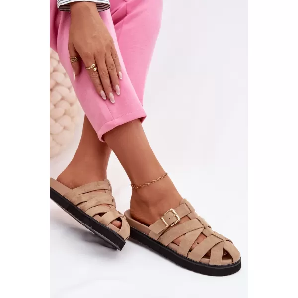  Dámske šľapky BOTO ROSELISSE 41559 KHAKI 