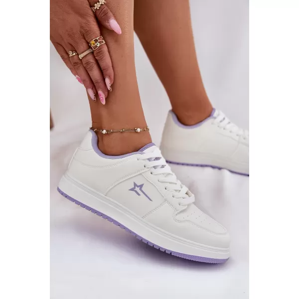  Dámske tenisky BIG STAR RR274A245 WHITE/PURPLE Big Star Shoes 