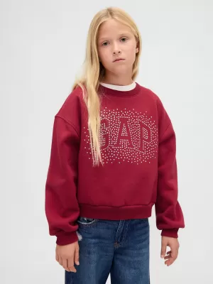 Detská mikina GAP CREW SWEATSHIRT 842081-01 SLED