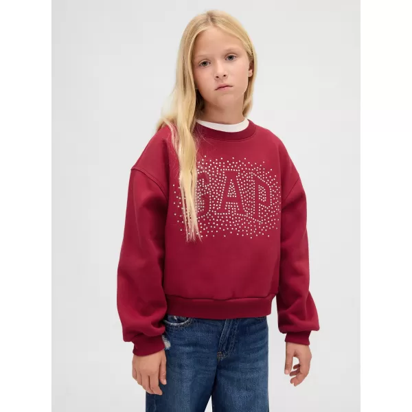  Detská mikina GAP CREW SWEATSHIRT 842081-01 SLED 