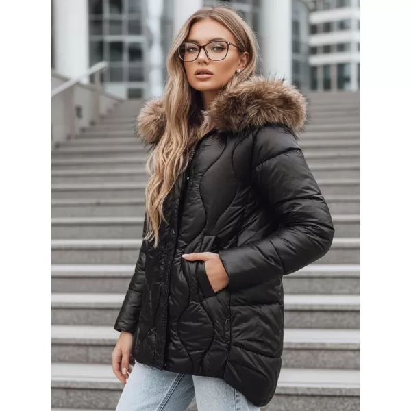  Dámska bunda DSTREET TY5501 ČIERNA 