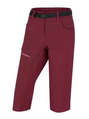 Dámske 3/4 nohavice HUSKY KLUMY L BORDO