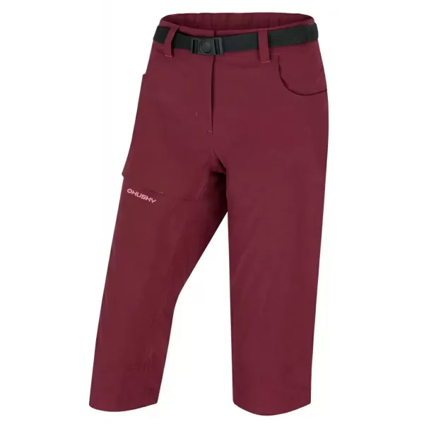  Dámske 3/4 nohavice HUSKY KLUMY L BORDO 
