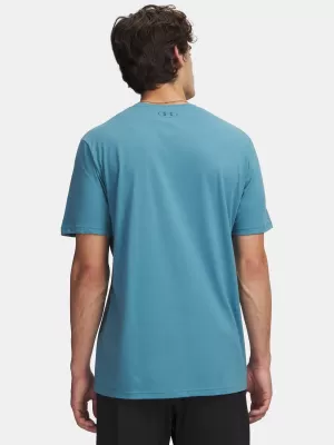 Pánske tričko UNDER ARMOUR UA M WM LOCKER TAG SS 6012778-466 MODRÁ
