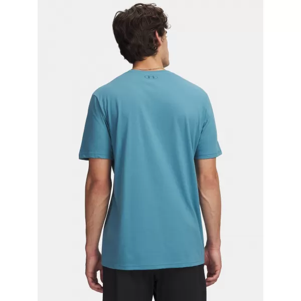  Pánske tričko UNDER ARMOUR UA M WM LOCKER TAG SS 6012778-466 MODRÁ 