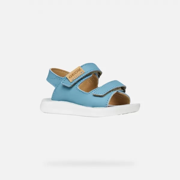  Chlapčenské sandále GEOX SANDAL LIGHTFLOPPY B455SB00032C4016 MODRÁ 