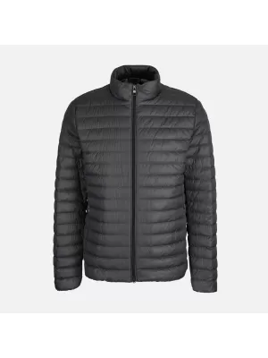 Pánske páperová bunda GEOX WARRENS G014372 ŠEDÁ