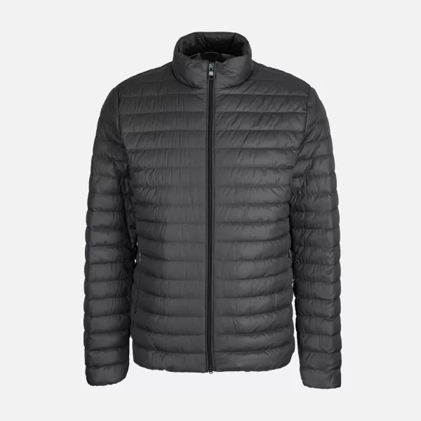  Pánske páperová bunda GEOX WARRENS G014372 ŠEDÁ 