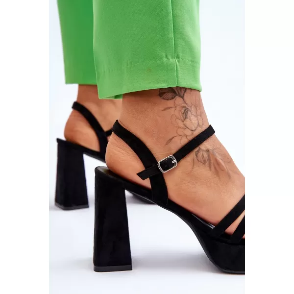  Dámske sandále BOTO VERDA 24605 BLACK 