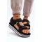 Dámske sandále LEE COOPER LCW-24-05-2753L BLACK/WHITE