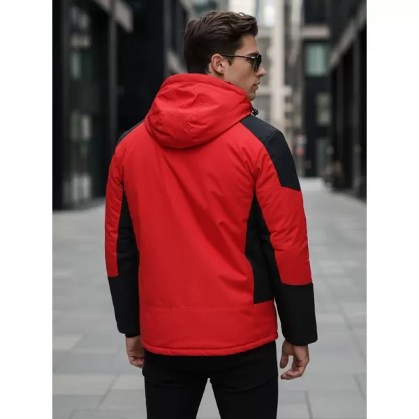  Pánska bunda DSTREET TX5121 ČERVENÁ 