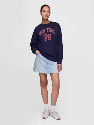 Dámska mikina GAP NEW YORK SWEATSHIRT 778455-00 NAVY UNIFORM