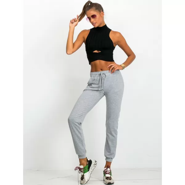  Dámske tepláky BASIC FEEL GOOD RV-DR-5040.08X GRAY 
