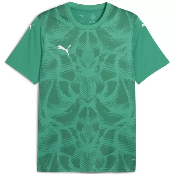  Pánske funkčné tričko PUMA TEAMULTIMATE JERSEY 706280-05 SPORT GREEN/ ŠPORTOVÁ ZELENÁ/PUMA BIELA 