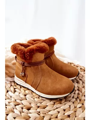 Detské snehule BIG STAR BB374058BS CAMEL Big Star Shoes