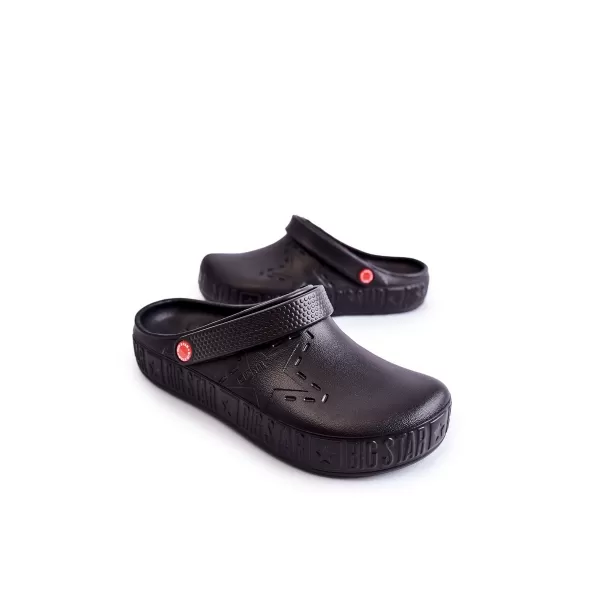  Pánske šľapky BIG STAR II175001 BLACK Big Star Shoes 