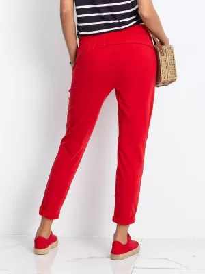 Dámske tepláky BASIC FEEL GOOD RV-DR-3589.08X RED