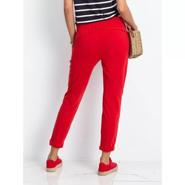  Dámske tepláky BASIC FEEL GOOD RV-DR-3589.08X RED 