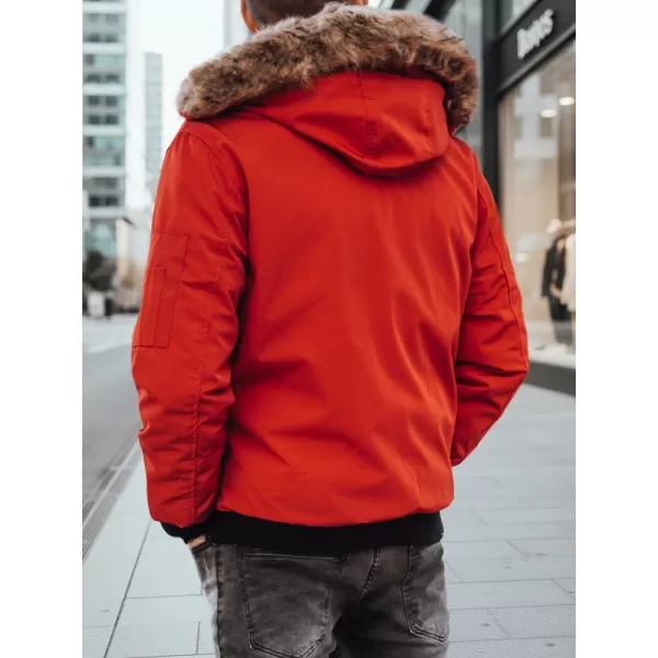  Pánska bunda DSTREET TX2875 ČERVENÁ 