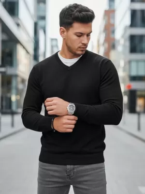 Pánsky sveter DSTREET WX2314 ČIERNA
