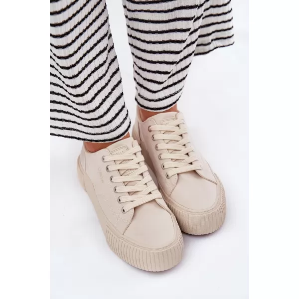 Dámske tenisky BIG STAR RR274407 BEIGE Big Star Shoes 