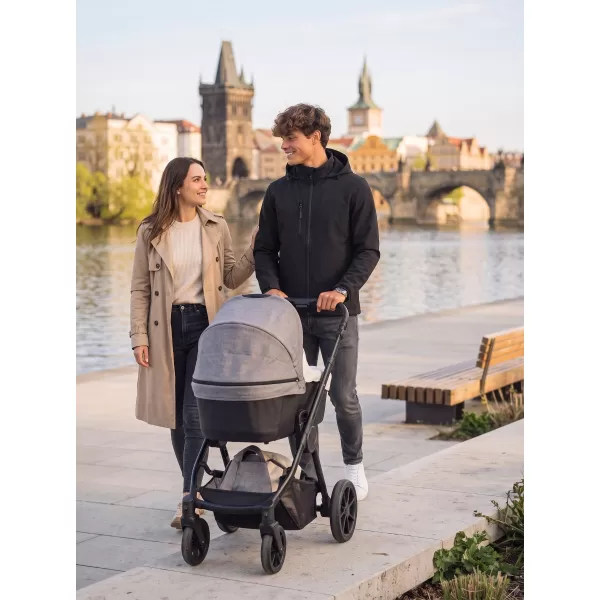  Pánska softshellová bunda ALTISPORT NoPrint NP/ALM845 EBONY GRAY 