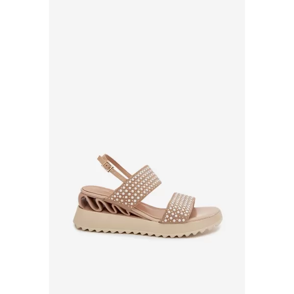  Dámske sandále D&A CR61-3067 BEIGE 