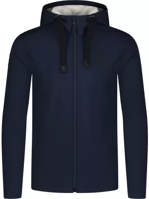 Pánska softshellová mikina NORDBLANC CANOPY NBSSM8340 TMAVO MODRÁ