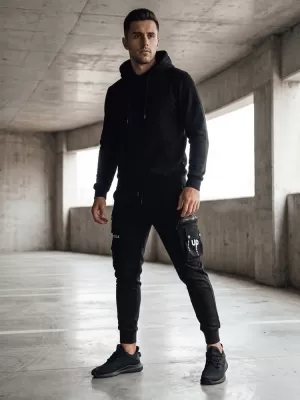 Pánske nohavice DSTREET UX4155 ČIERNA