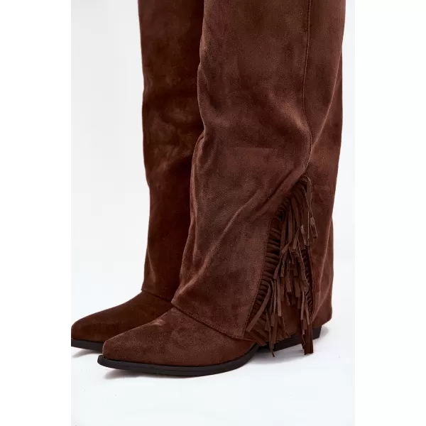  Dámske čižmy BOTO ZALIA 38567 BROWN 