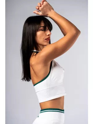 Halter top CLUB DOR 640 WHITE Nebbia